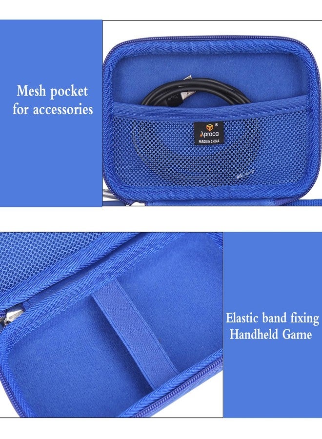 ابروكا حقيبة Aproca متوافقة مع جهاز الألعاب المحمول WELLST·G للأطفال، حقيبة تخزين صلبة لملحقات اللاعب - أزرق (الحقيبة فقط) - Image 3